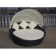 Al aire libre muebles aluminio playa una cama Oval